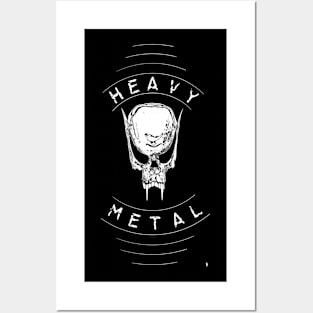 Heavy metal , vampire skull , Posters and Art